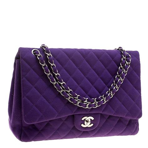 chanel quilted purple bag|Chanel bag new original.